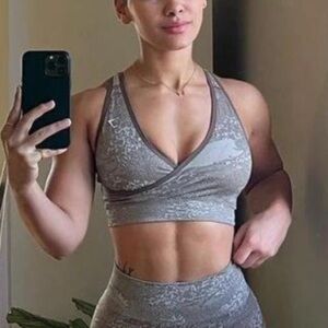 Gymshark ADAPT CAMO SEAMLESS SPORTS BRA